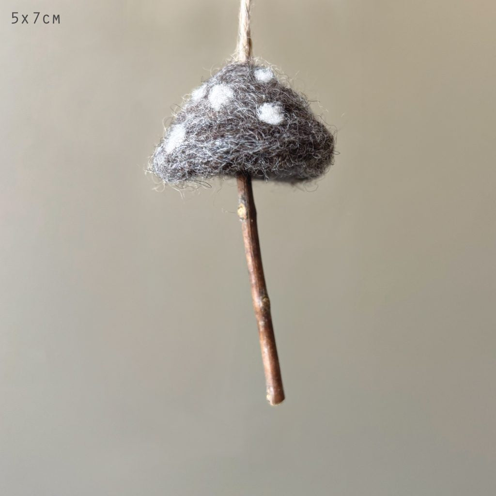 East of India Autumn - Needle Felt Mushroom