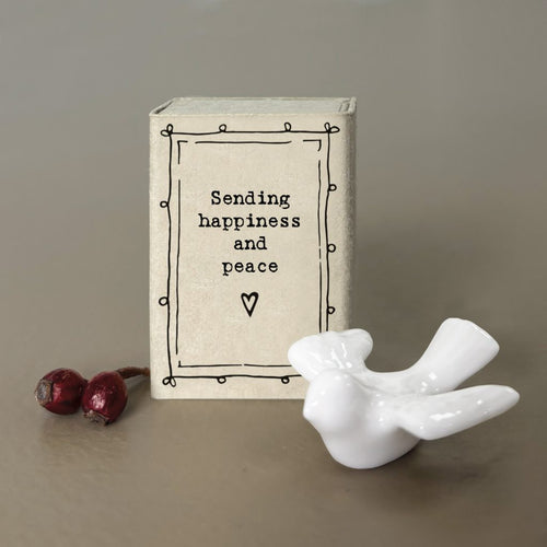 East of India Matchbox - Dove