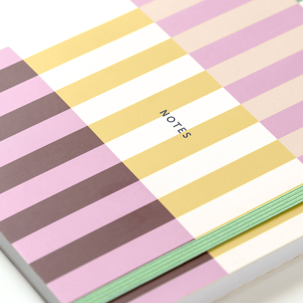 Busy B Notebook - A5 Multi Stripe