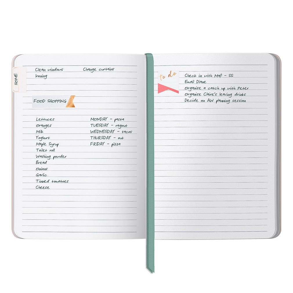 Busy B Notebook - A5 Multi Stripe