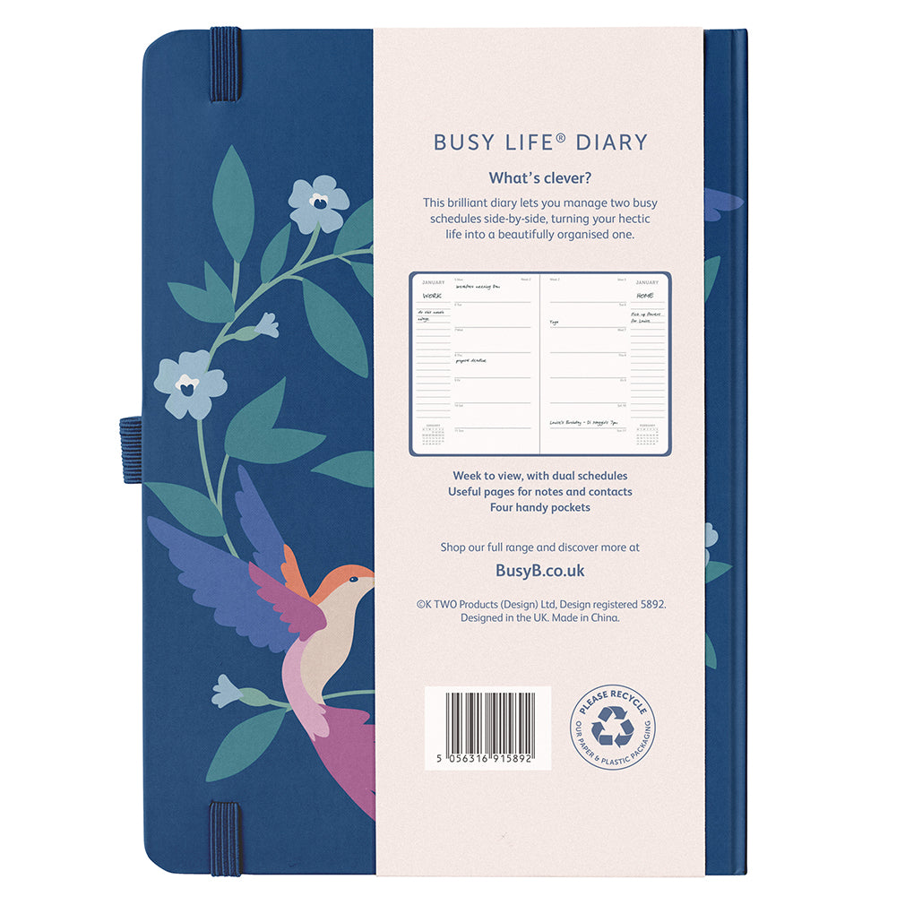 Busy B 2026 Diary - Busy Life (Birds)