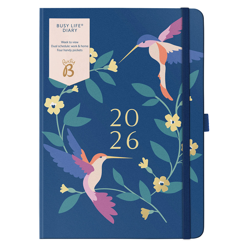 Busy B 2026 Diary - Busy Life (Birds)