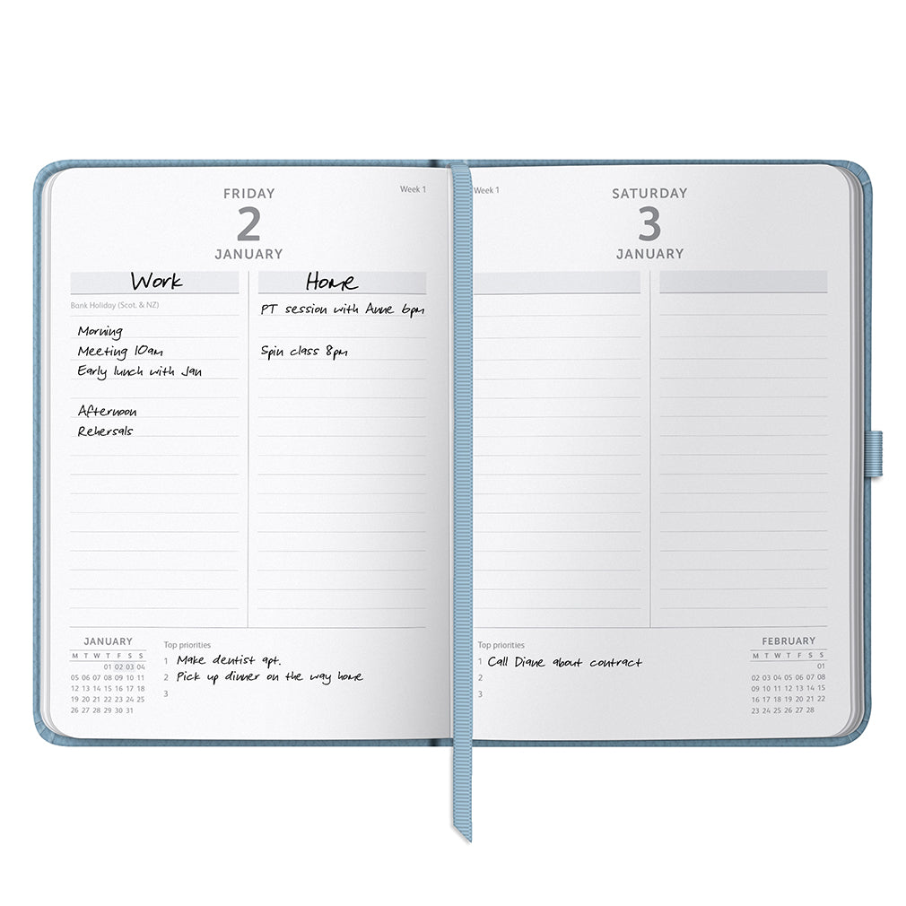 Busy B 2026 Diary - Dual Schedule