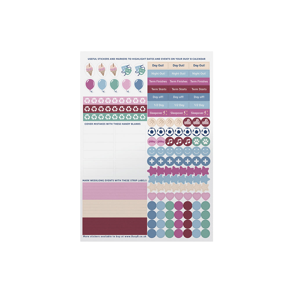 Busy B 2026 Calendar - Family