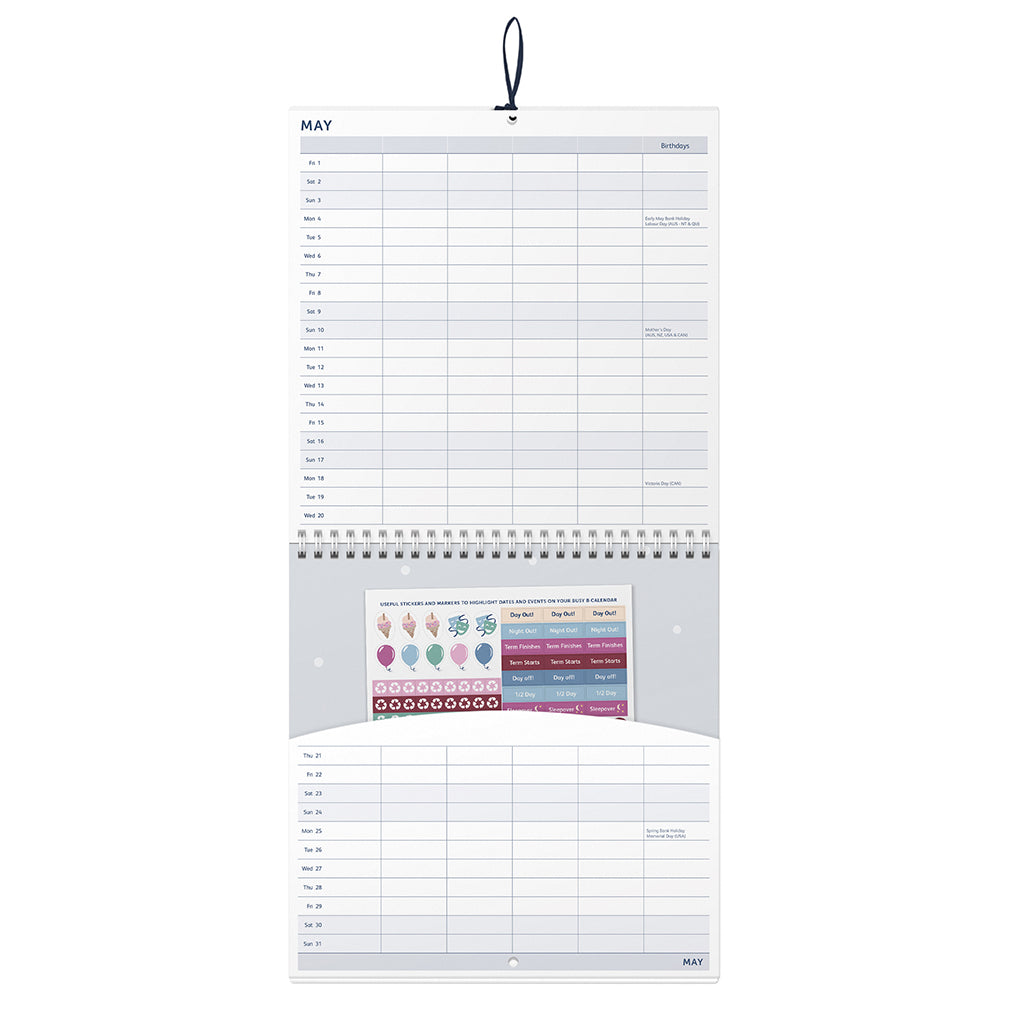 Busy B 2026 Calendar - Family
