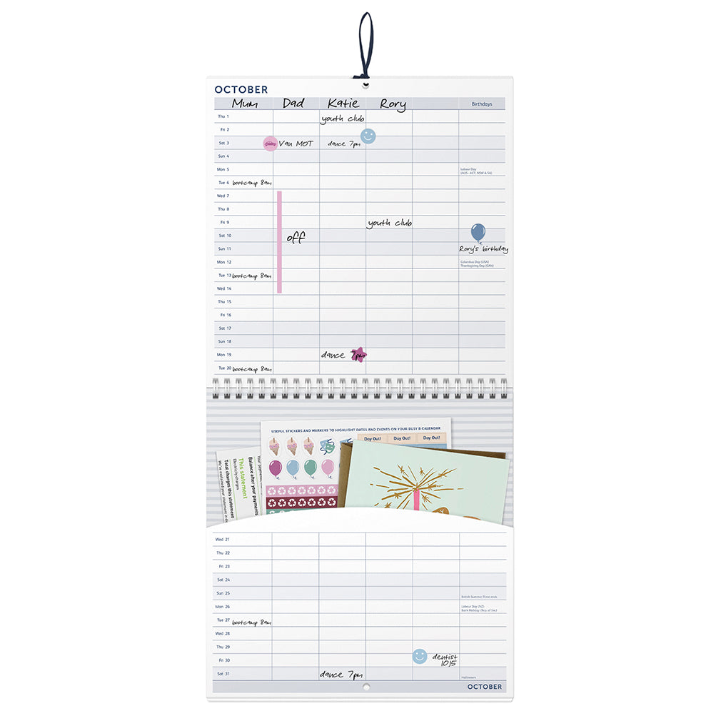 Busy B 2026 Calendar - Family