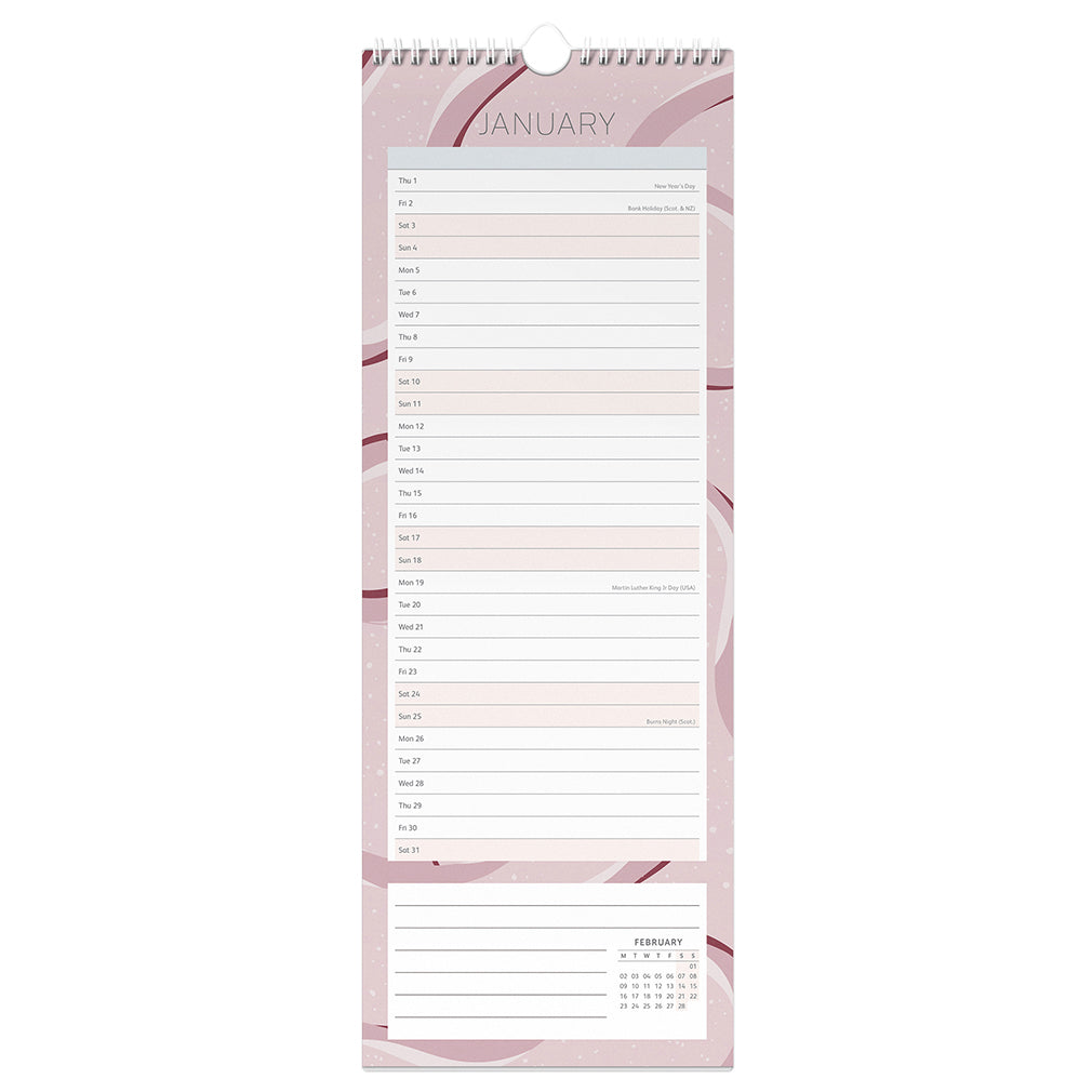 Busy B 2026 Calendar - Slim