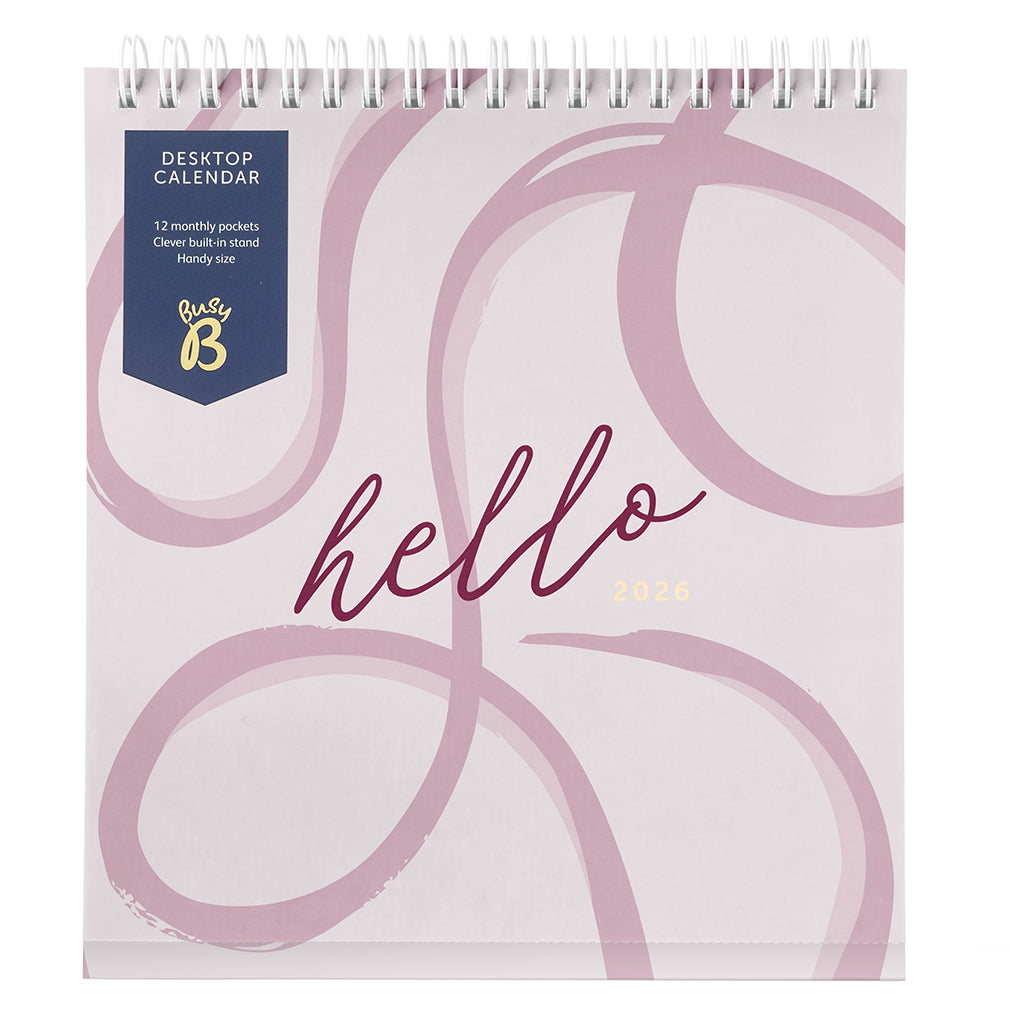 Busy B 2026 Calendar - Desktop