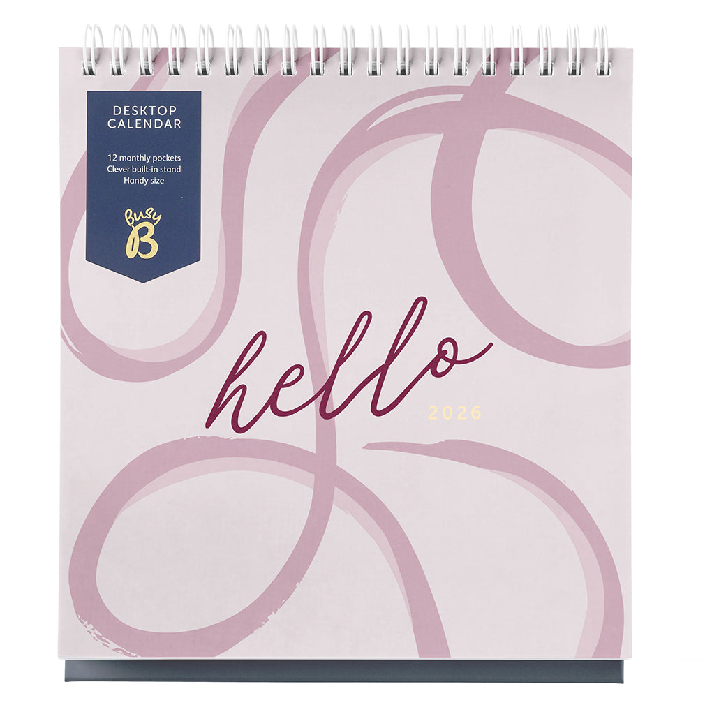 Busy B 2026 Calendar - Desktop