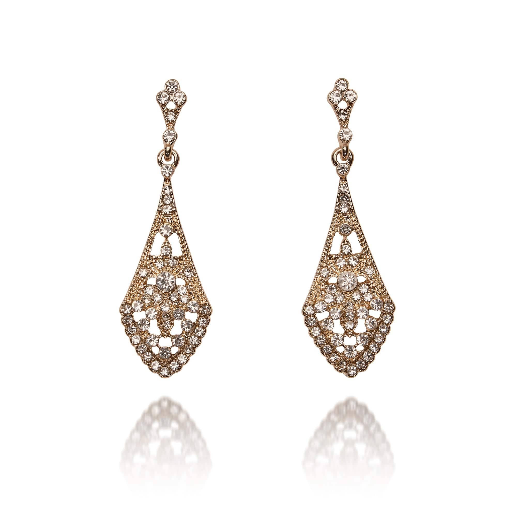 Lovett Earrings - Vintage Art Deco