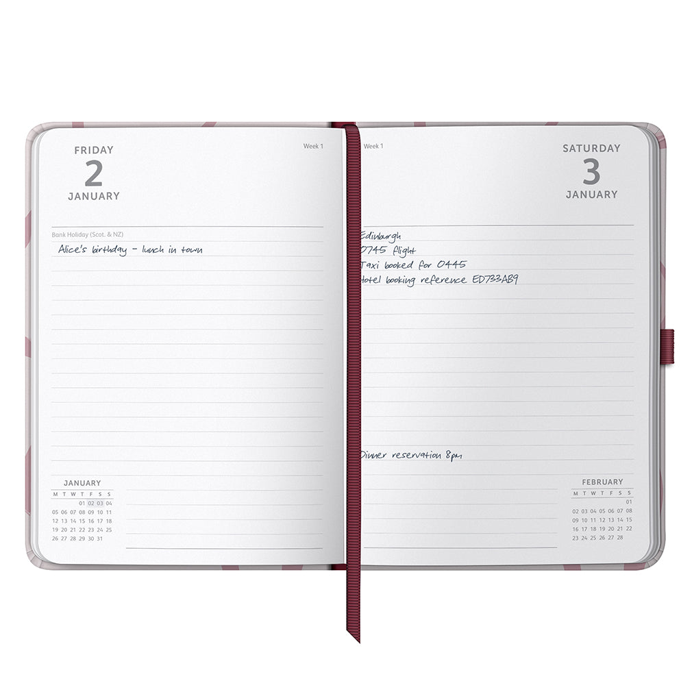 Busy B 2026 Diary - Day a Page A5