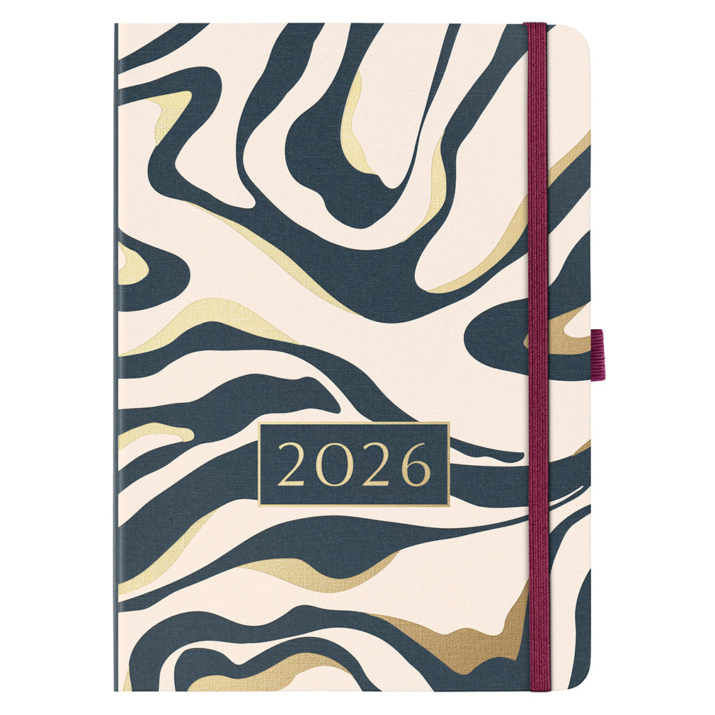 Busy B 2026 Diary - Busy Life Fabric Marble