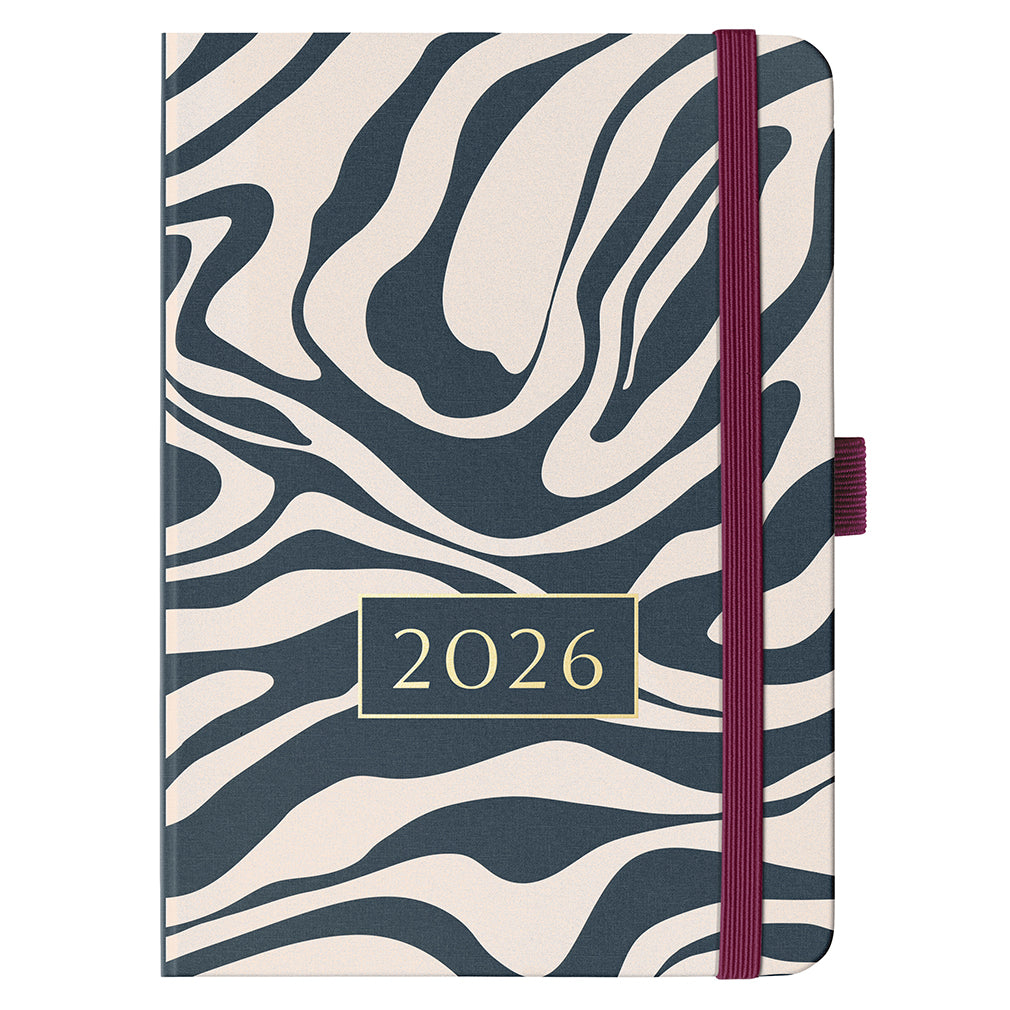 Busy B 2026 Diary - To Do A6 - Marble Fabric