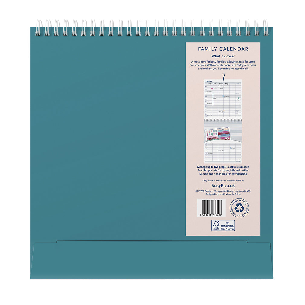 Busy B 2026 Calendar - Family
