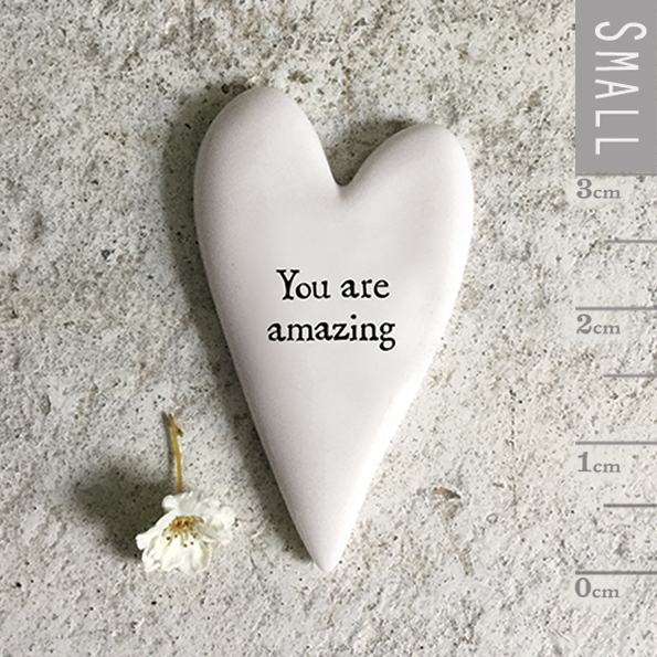 East of India - Tiny Heart Token - You are amazing