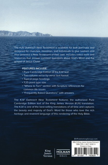 KJV Bible - Value Outreach Bible - New Testament