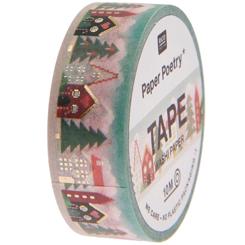 Paper Poetry Washi Tape - Christmas Houses