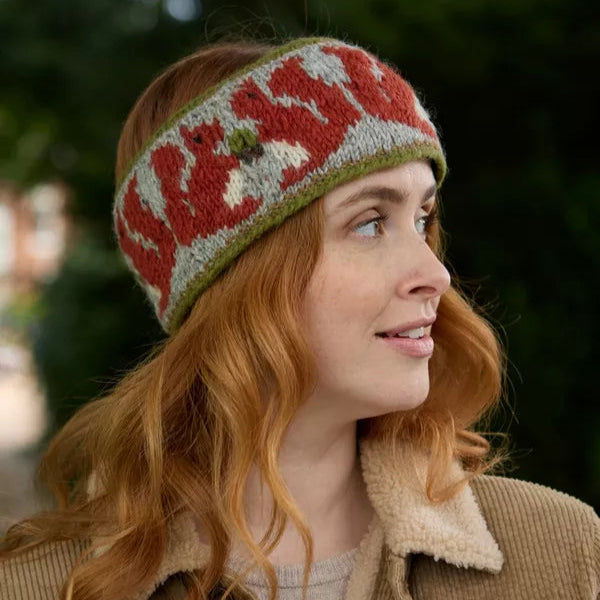 Pachamama Knitted Headband - Squirrel