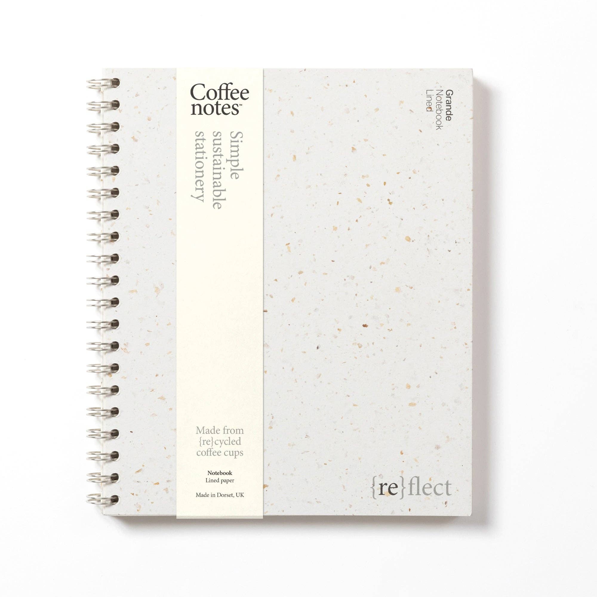 Coffeenotes - Grounds Wirebound Notebook (Lined)