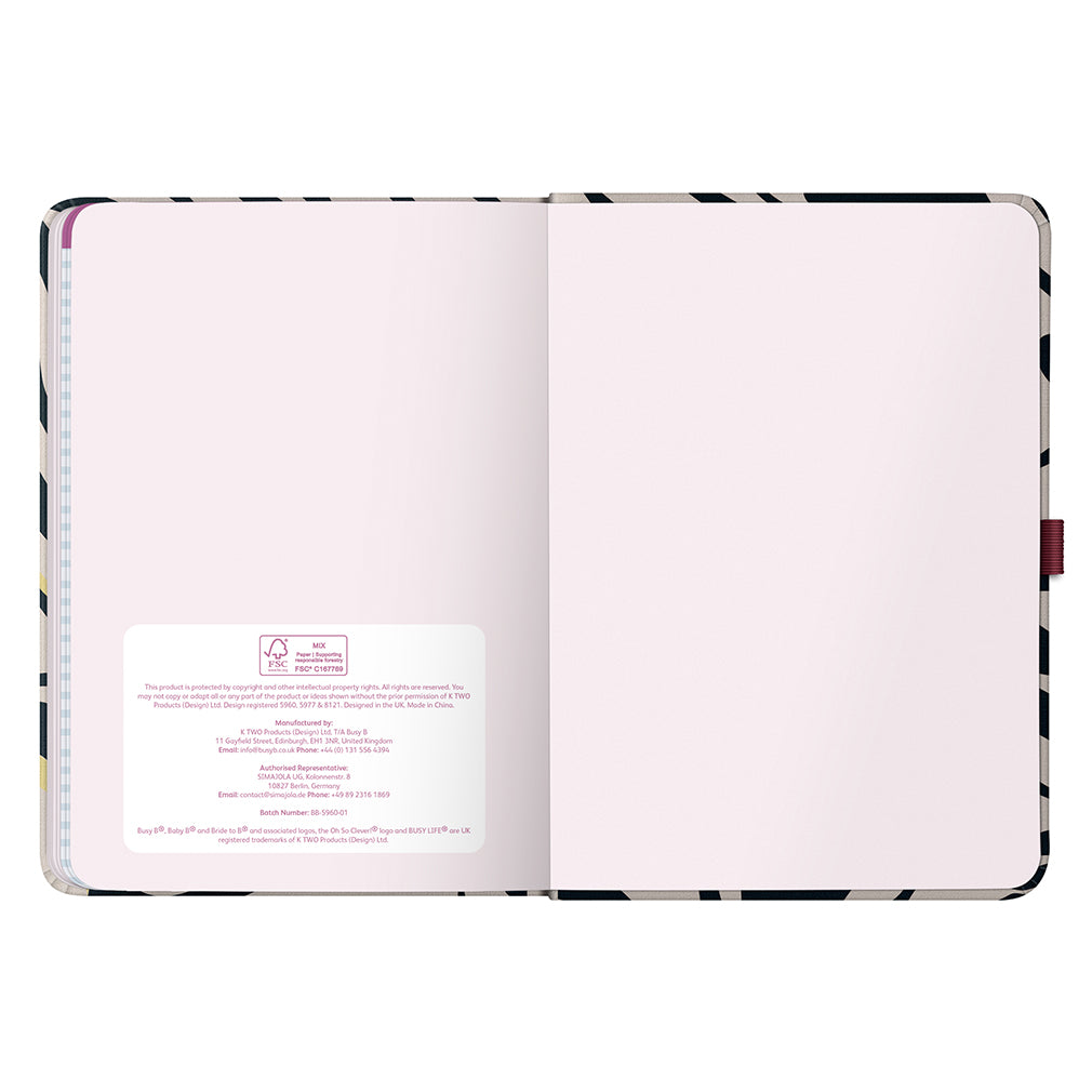 Busy B 2026 Diary - To Do A5 - Marble Fabric