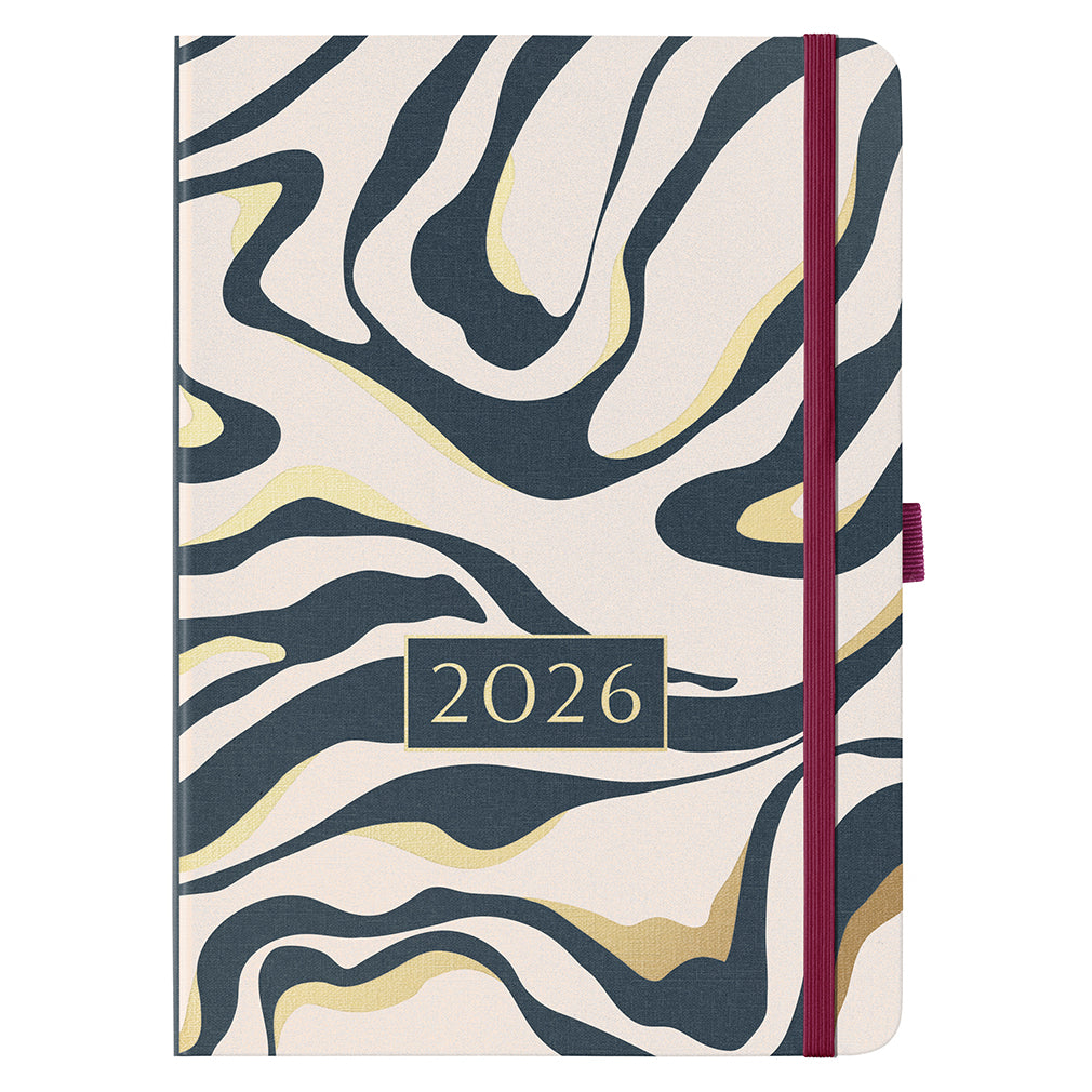 Busy B 2026 Diary - To Do A5 - Marble Fabric
