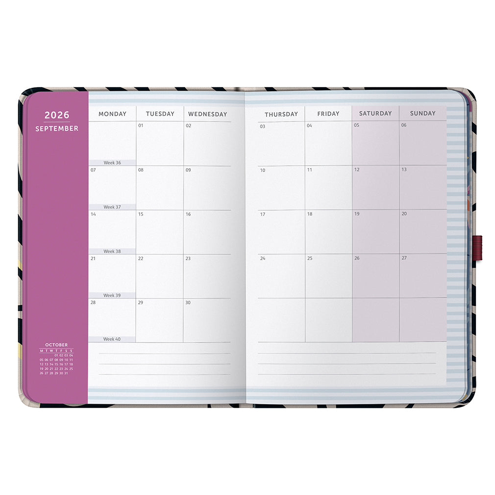 Busy B 2026 Diary - To Do A5 - Marble Fabric