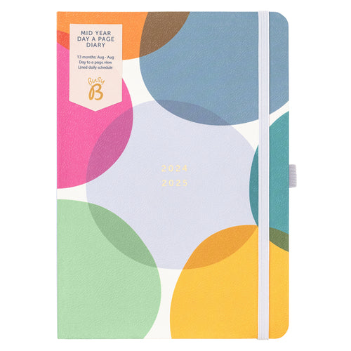 Busy B 2024-2025 Diary - Mid-Year Day a Page Diary - Spot