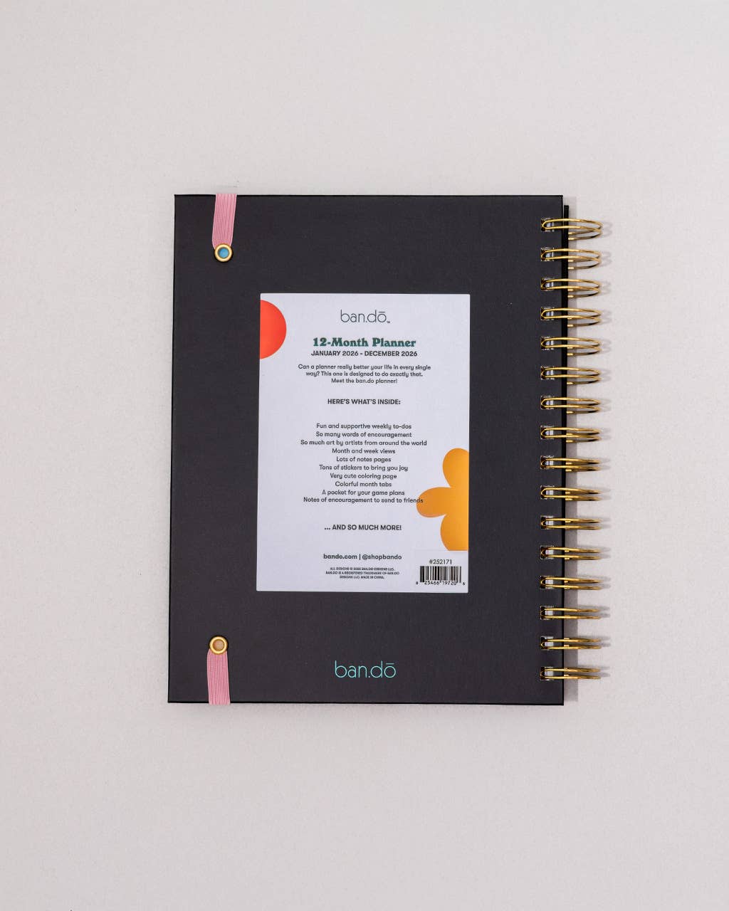 Ban.do 2026 Diary - Medium Planner, Thrilled to Be Here