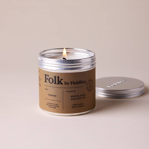 Field Day Folk Tin Candle - Forage (Woodlands and Ripe Fig)