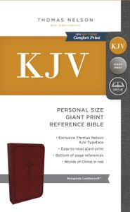 KJV - Personal Size Giant Print Reference Bible