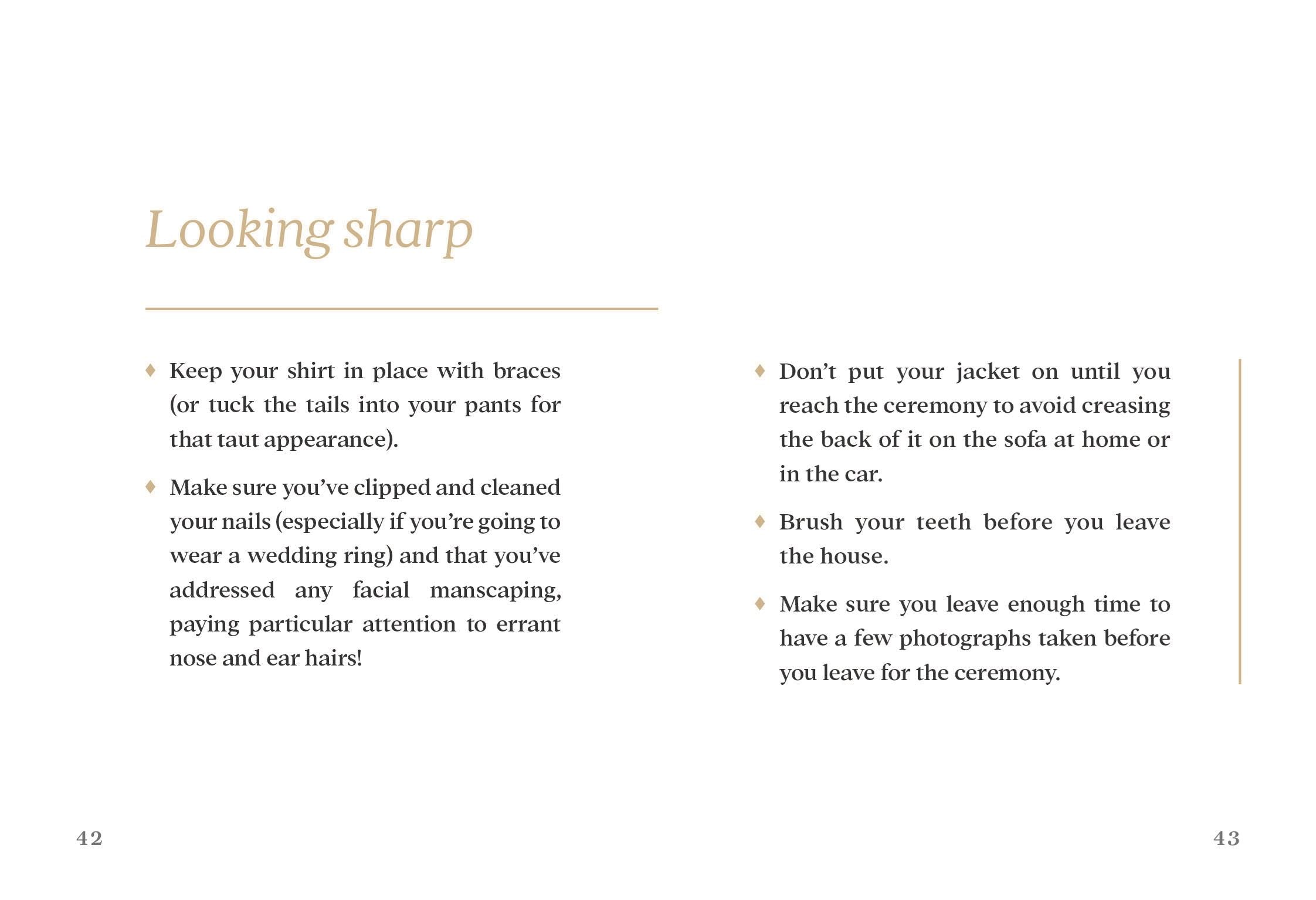 Book - Wedding Tips for Grooms