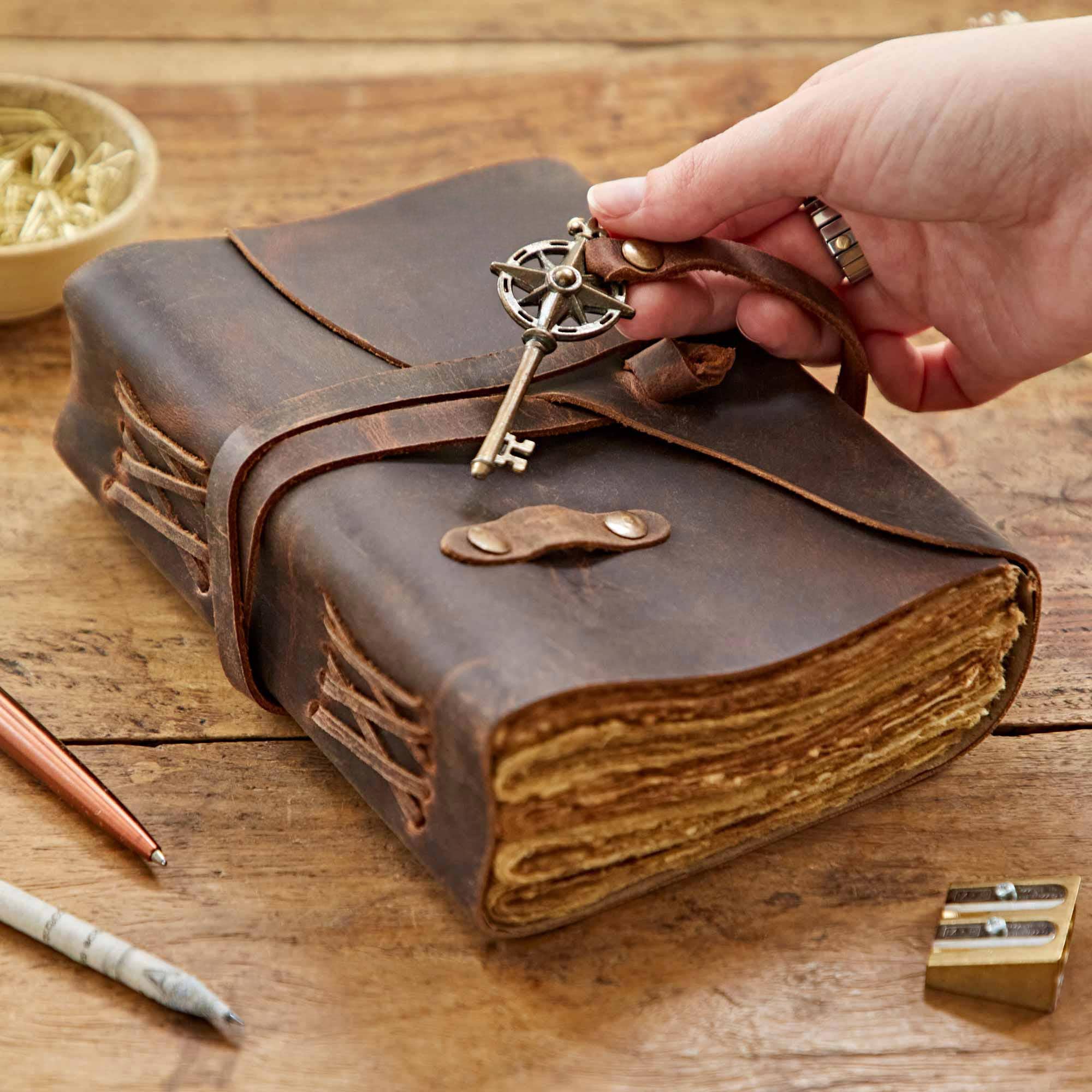 Paper High Journal - Buffalo Leather - Key