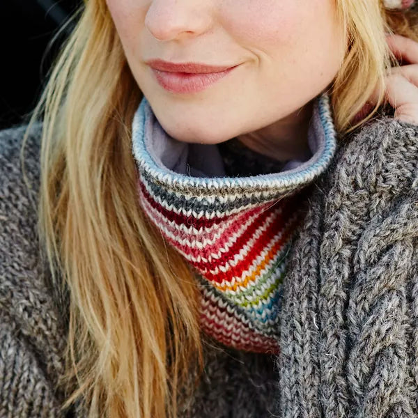Pachamama Knitted Snood - Hoxton Stripe