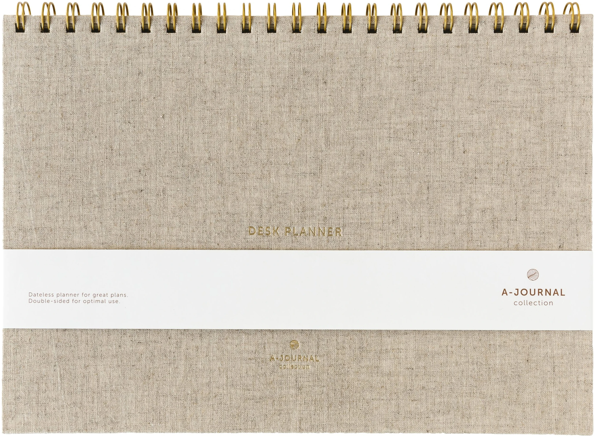 A-Journal Desk Planner – Linen