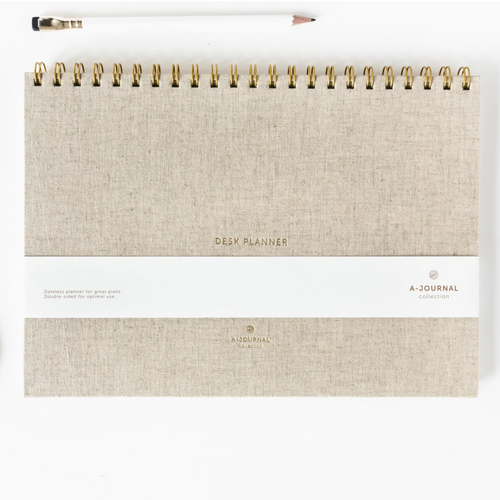 A-Journal Desk Planner – Linen