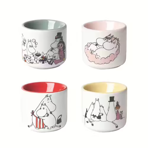 Pluto Design Egg Cup - Moomin Love Set