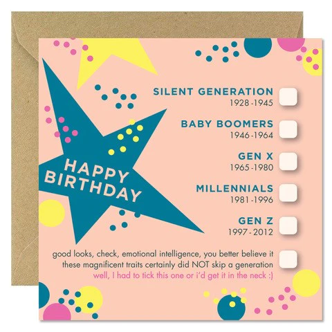 Bold Bunny - Generations Birthday Card