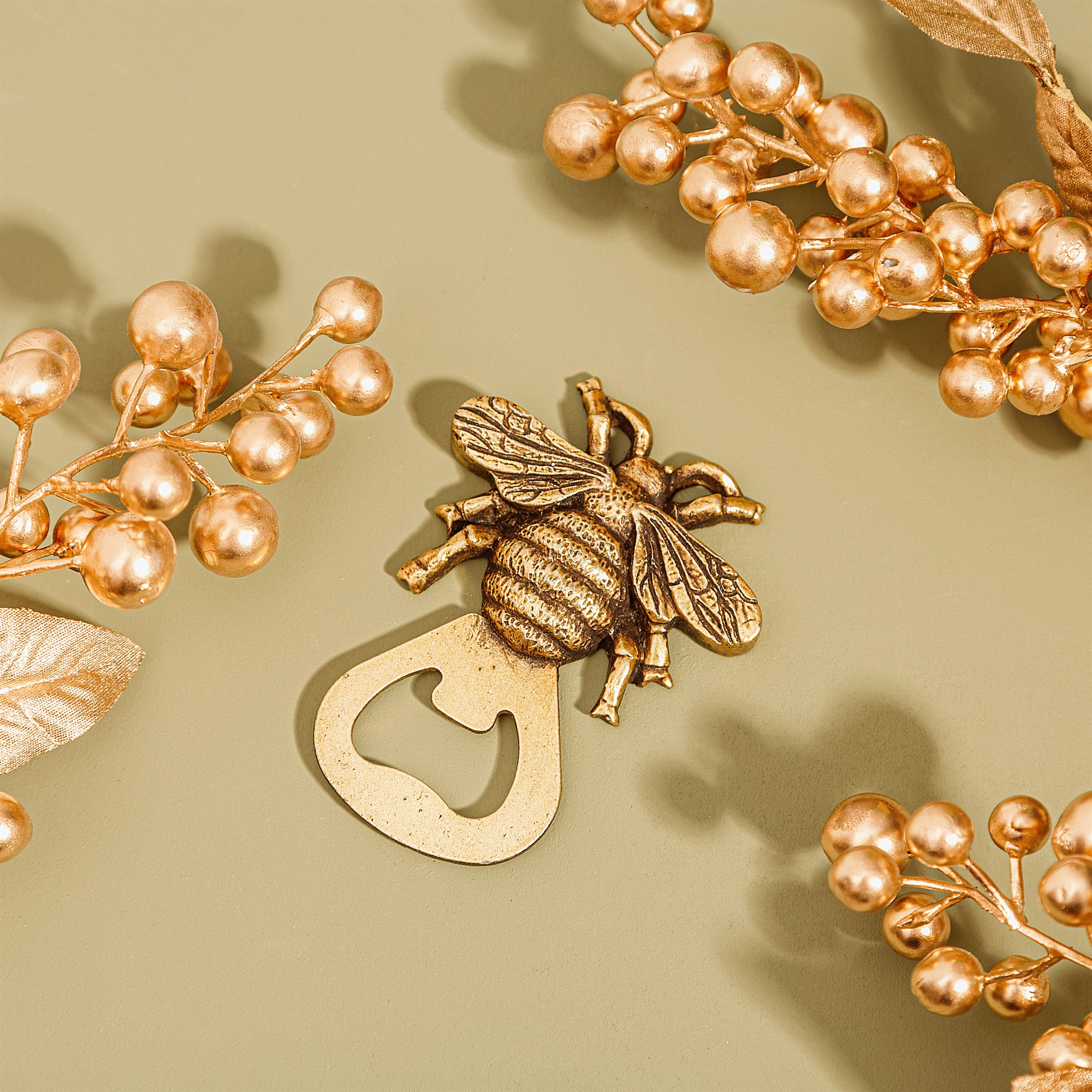 Sass & Belle Kitchen - Bottle Opener in Gold Bee