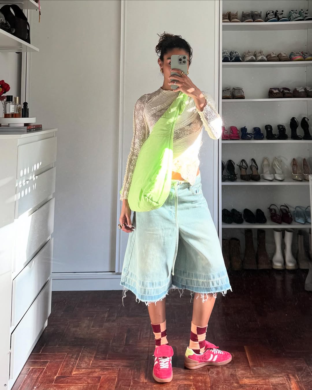 Lefrik Bag - Biwa Puffy - Lime