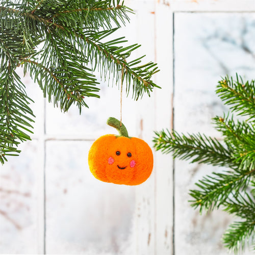 Sass & Belle Decoration - Felt Happy Pumpkin