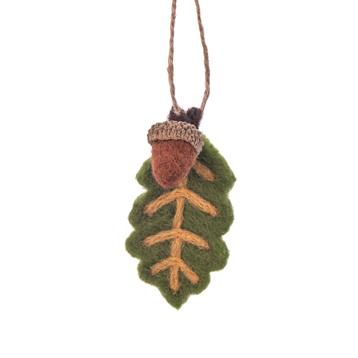 Sass & Belle Decoration - Felt Acorn & Leaf