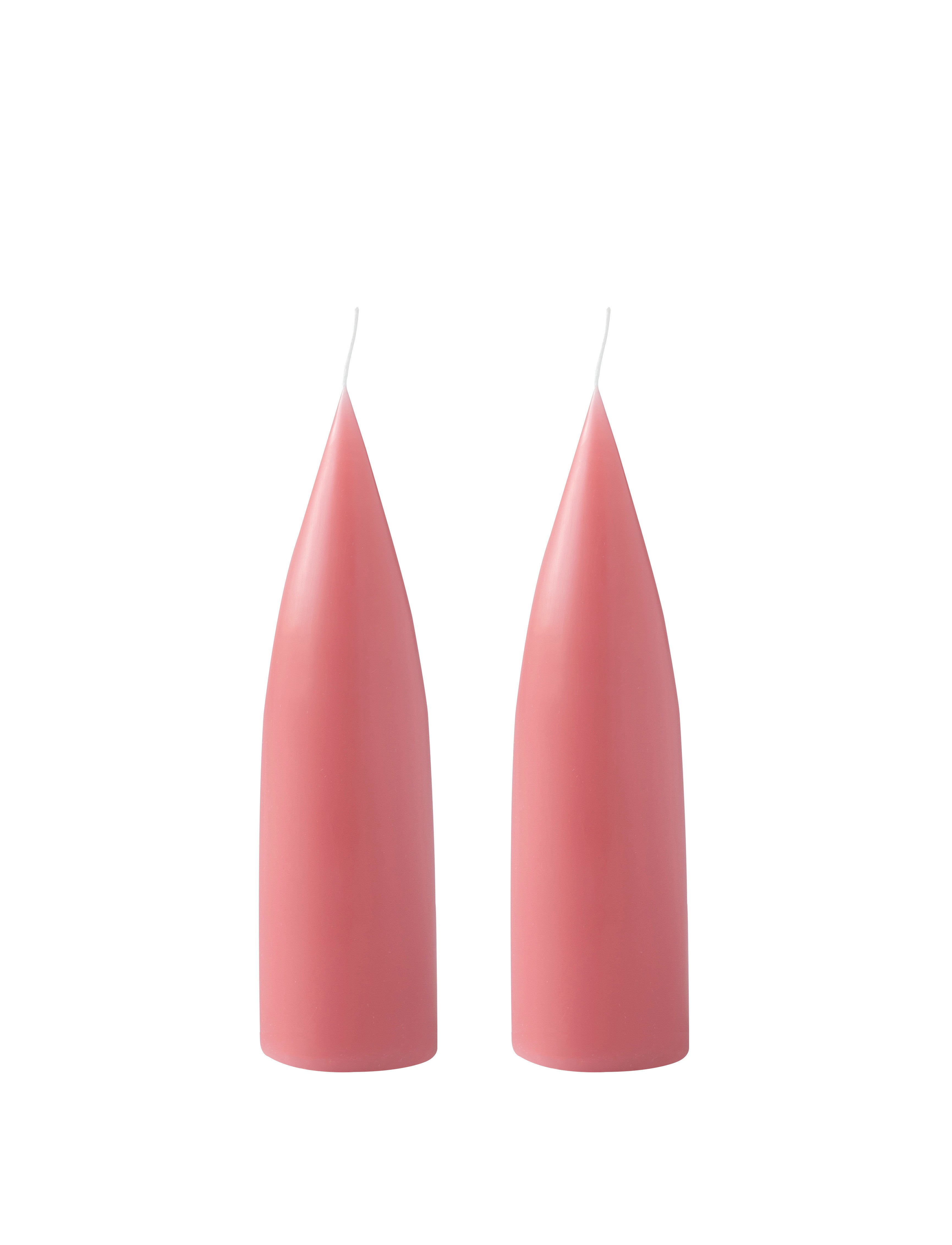 Hand Dipped and Dyed Candles - Cone 20cm