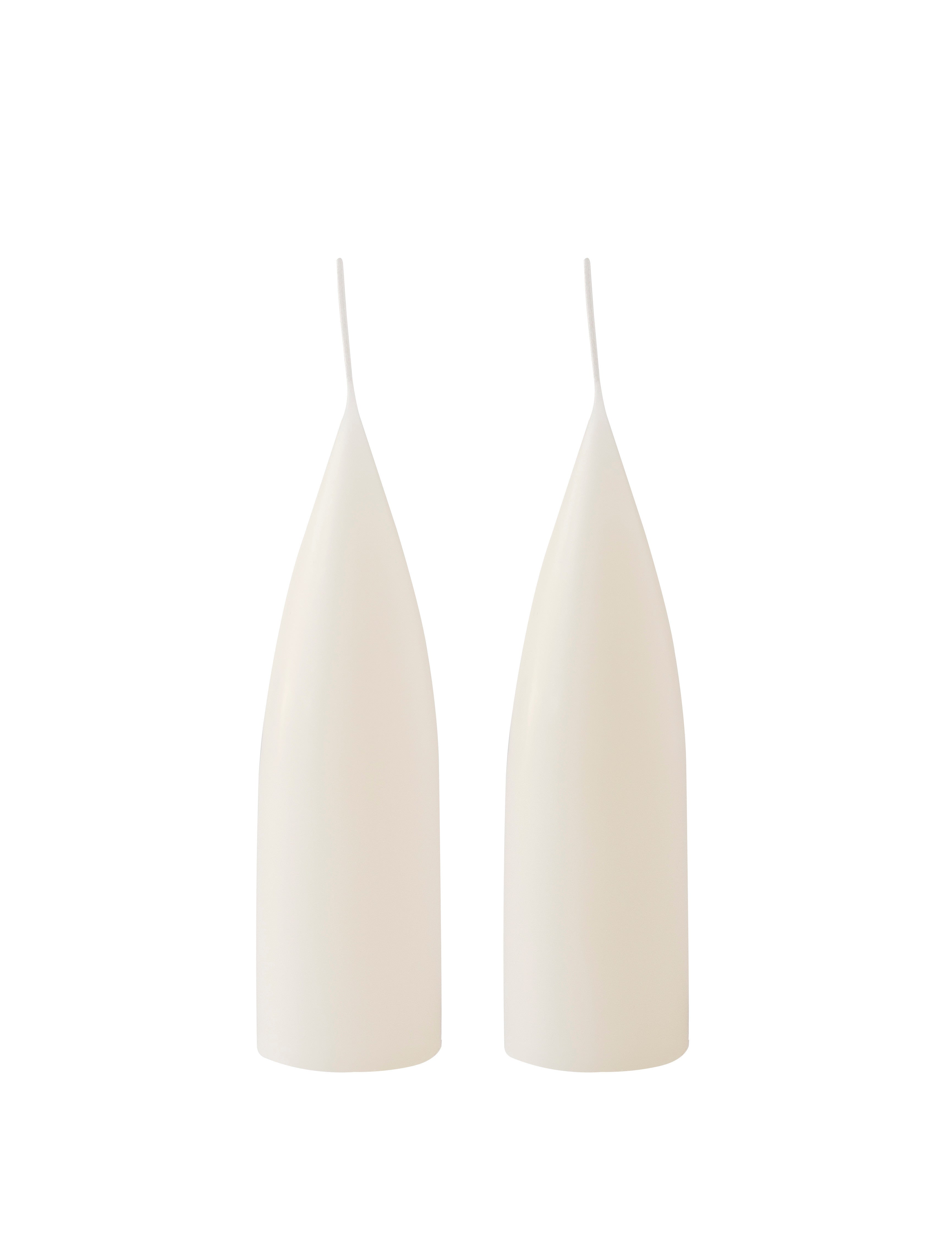 Hand Dipped and Dyed Candles - Cone 20cm
