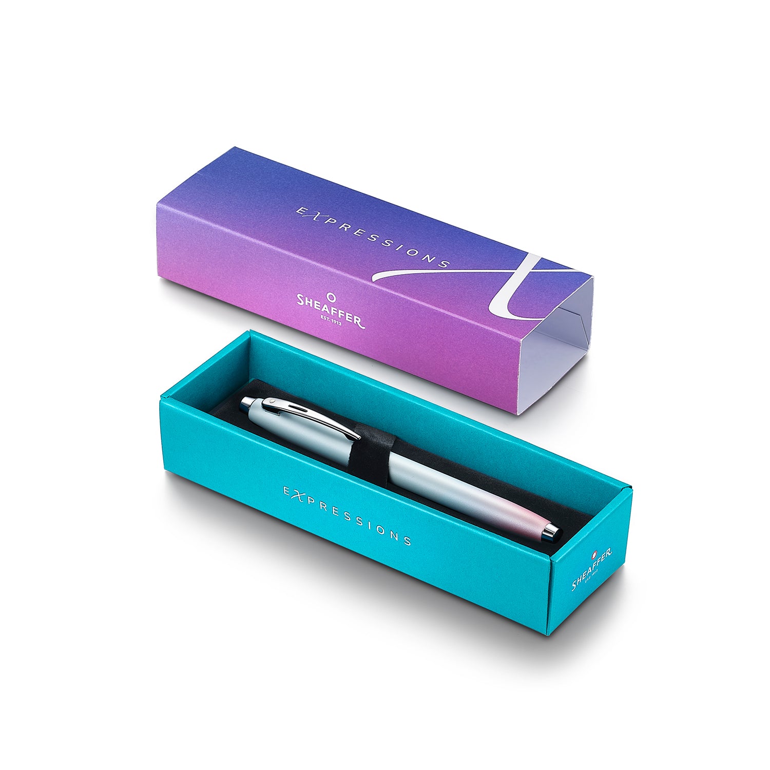 Sheaffer 100 Expressions - Pearlised Gradient Chrome