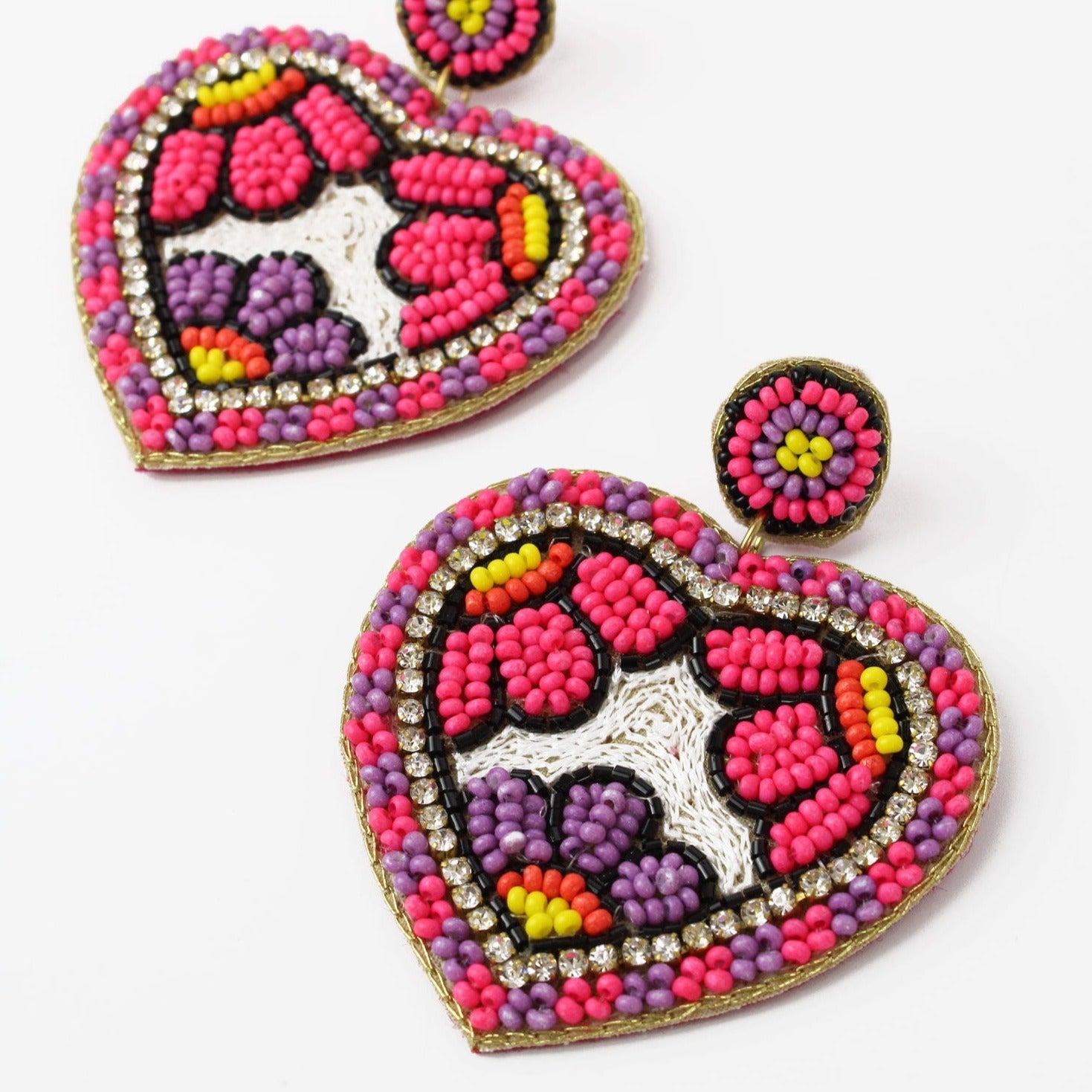 My Doris Earrings - Flower Heart