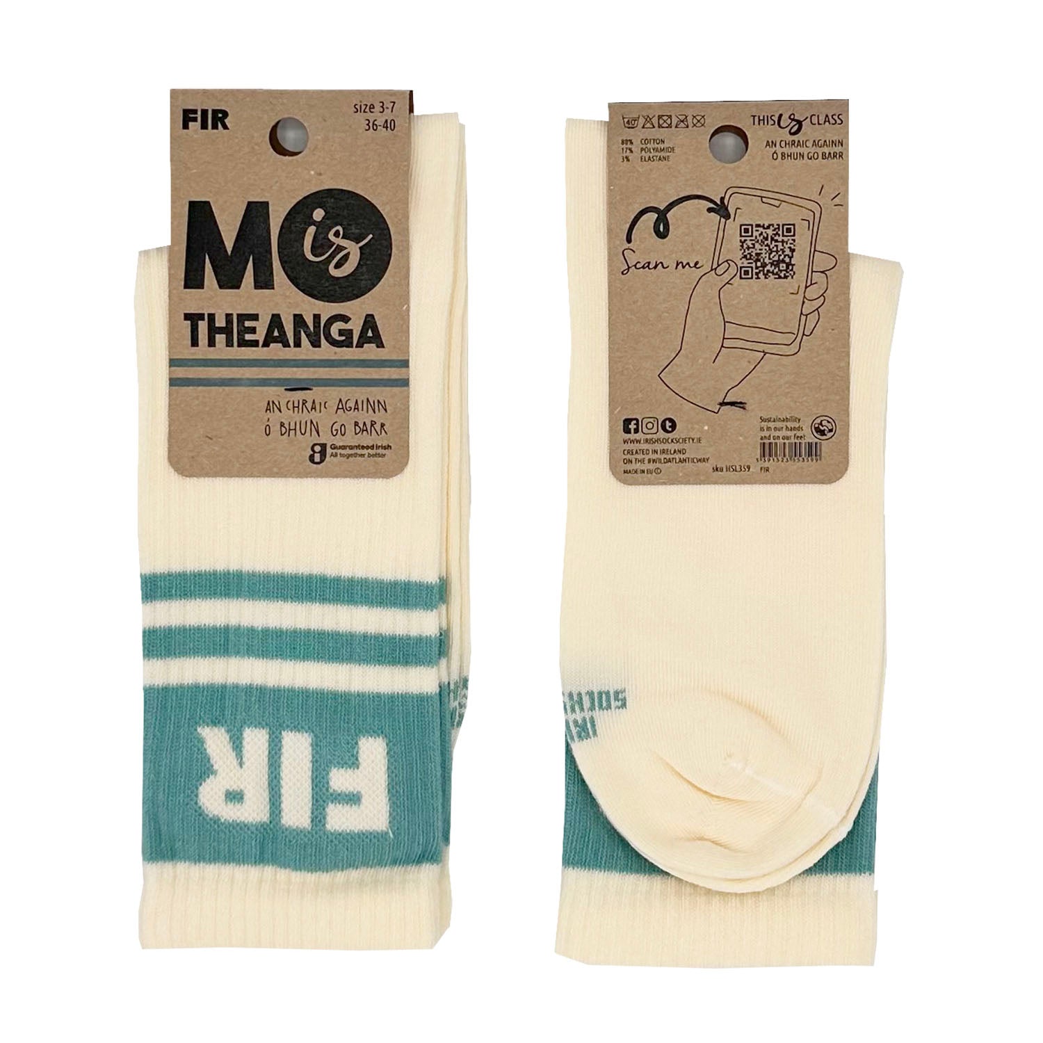 Irish Socksciety Socks - Fir - Mo Theanga