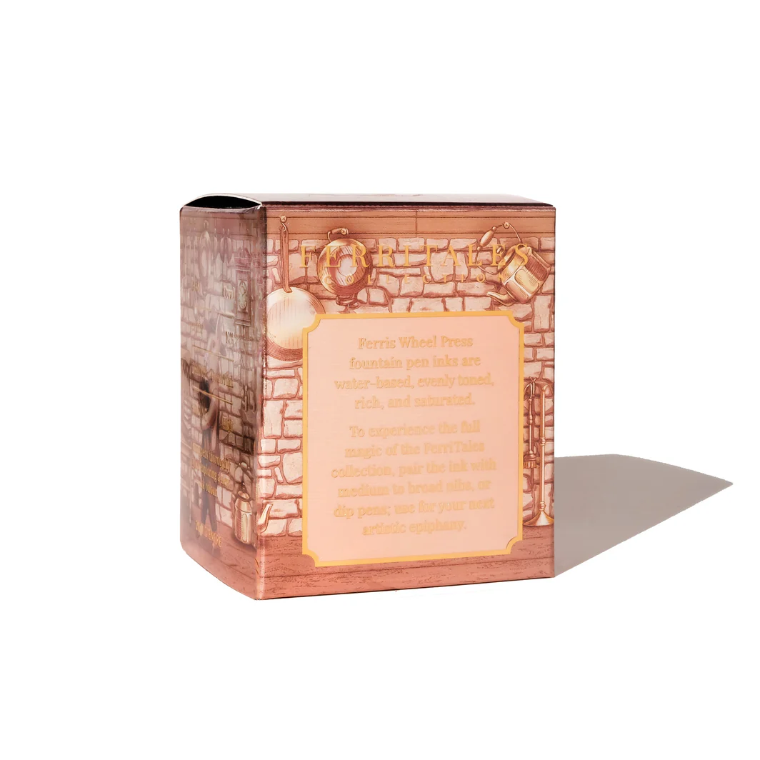 Ferris Wheel Press Fountain Pen Ink - FerriTales #30 Three Little Pigs - Oinking Embers (Dec 2024)