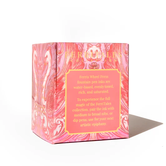 Ferris Wheel Press Fountain Pen Ink - FerriTales #22 Wild Swans Radiant Rosewing (Jan 2024)