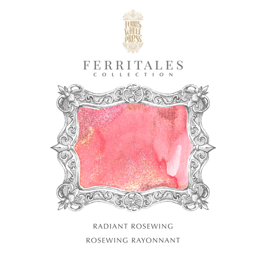 Ferris Wheel Press Fountain Pen Ink - FerriTales #22 Wild Swans Radiant Rosewing (Jan 2024)