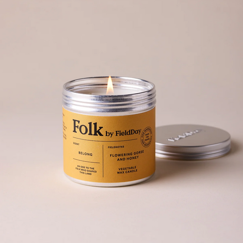 Field Day Folk Tin Candle - Belong (Flowering Gorse and Honey)